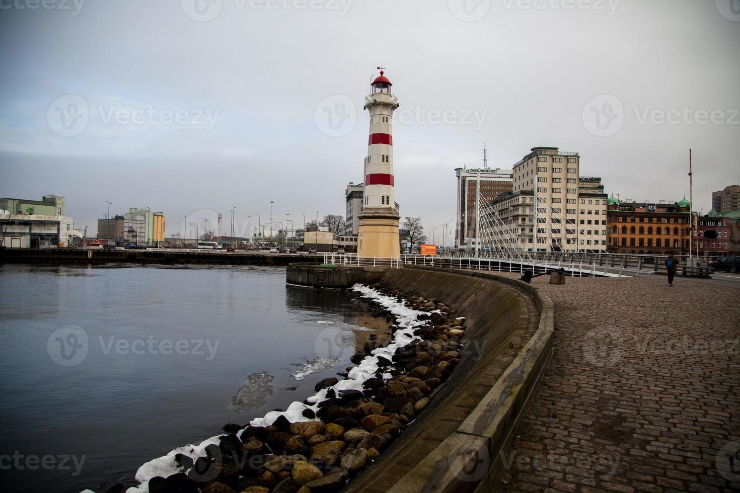 malmo faro nel inverno nel Skane, Svezia foto