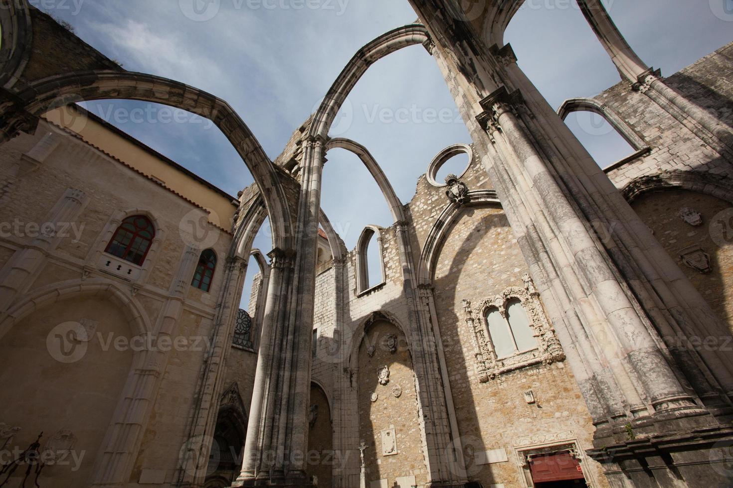carmo convento nel Lisbona foto