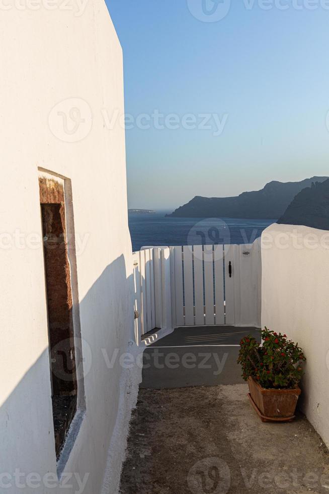 paesaggi di il isola di santorini foto