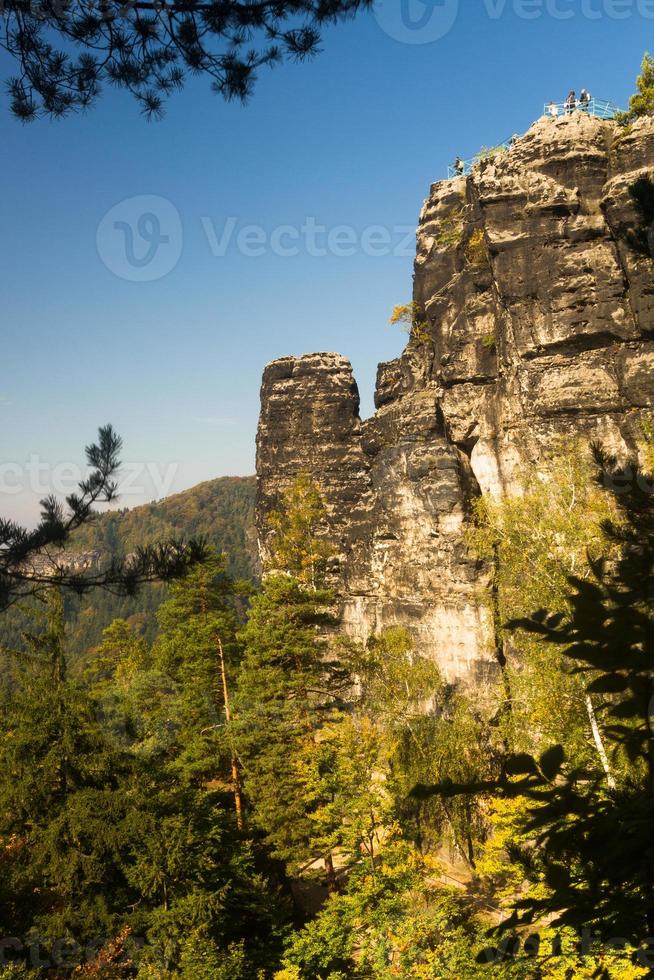 autunno paesaggi nel prebischtor, Boemia foto