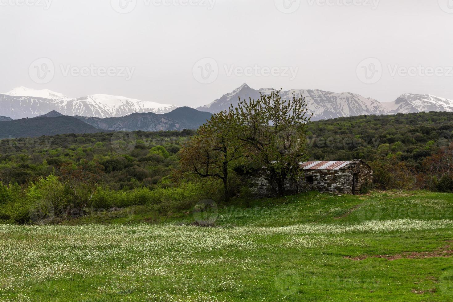 primavera paesaggi a partire dal il montagne di Grecia foto