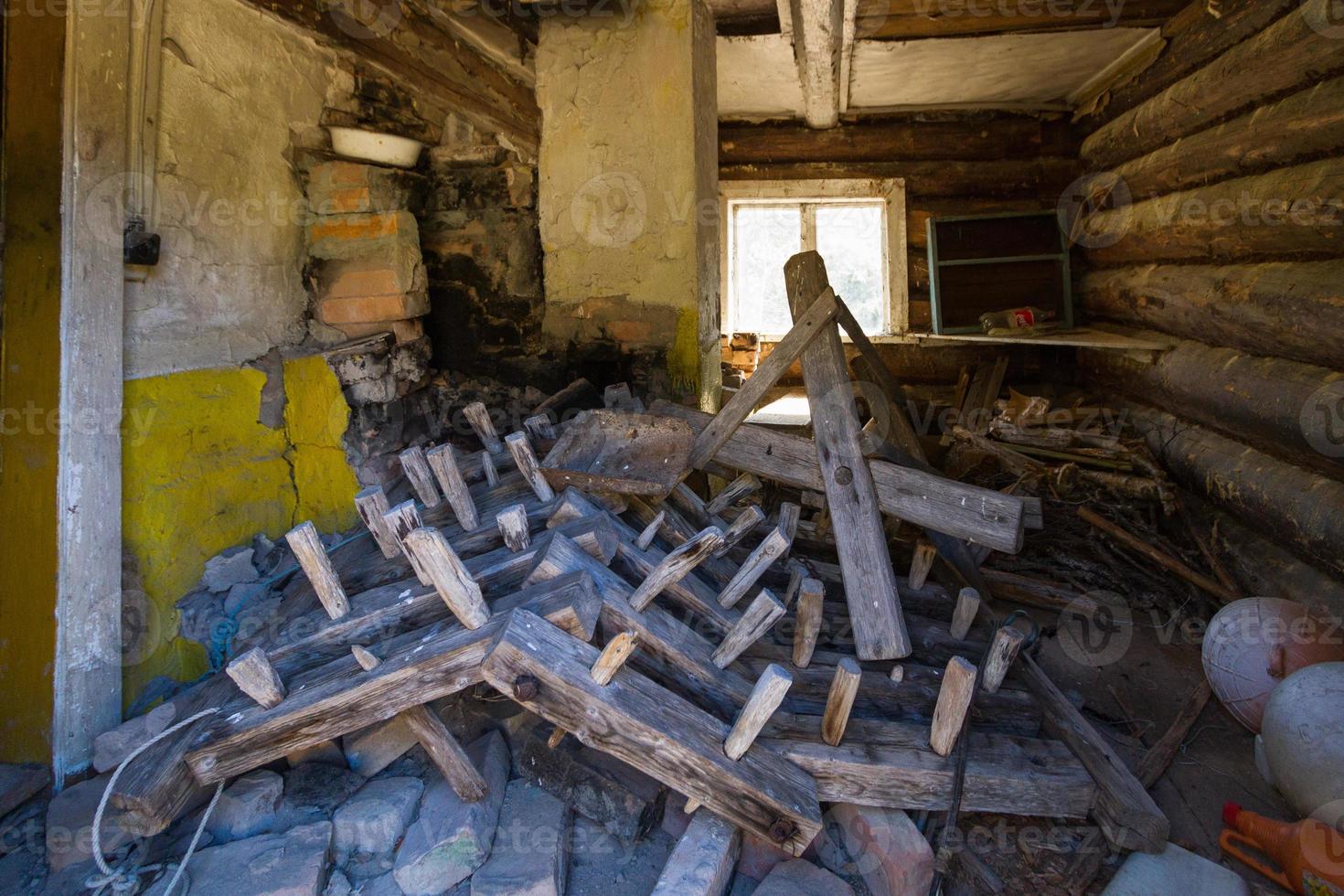 interno di un abbandonato Casa foto