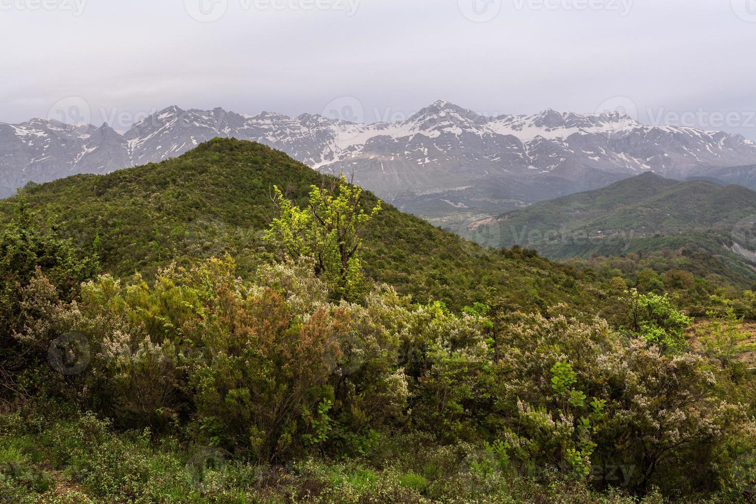 primavera paesaggi a partire dal il montagne di Grecia foto