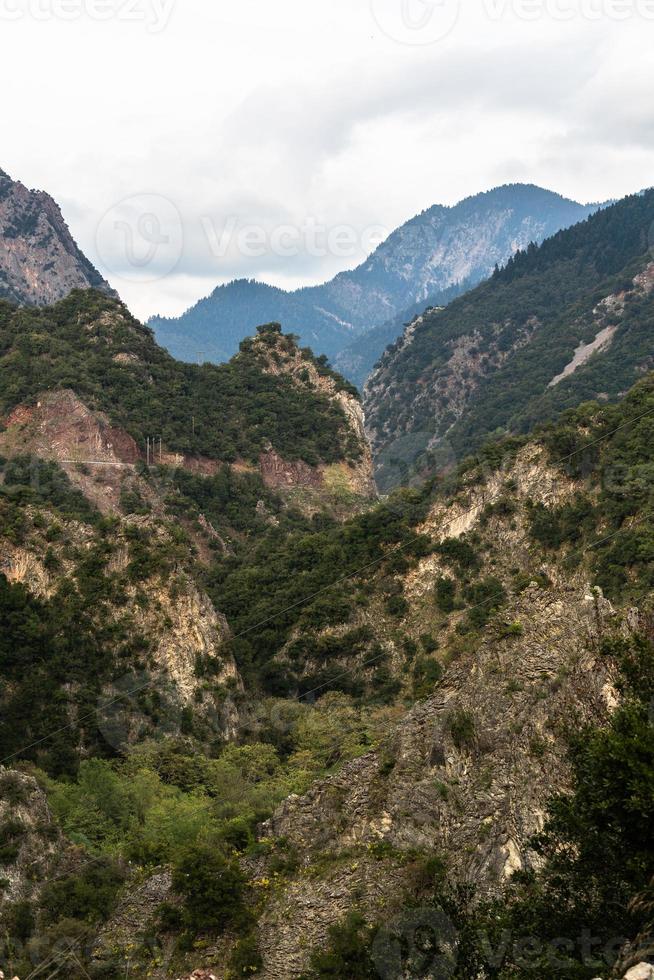 primavera paesaggi a partire dal il montagne di Grecia foto