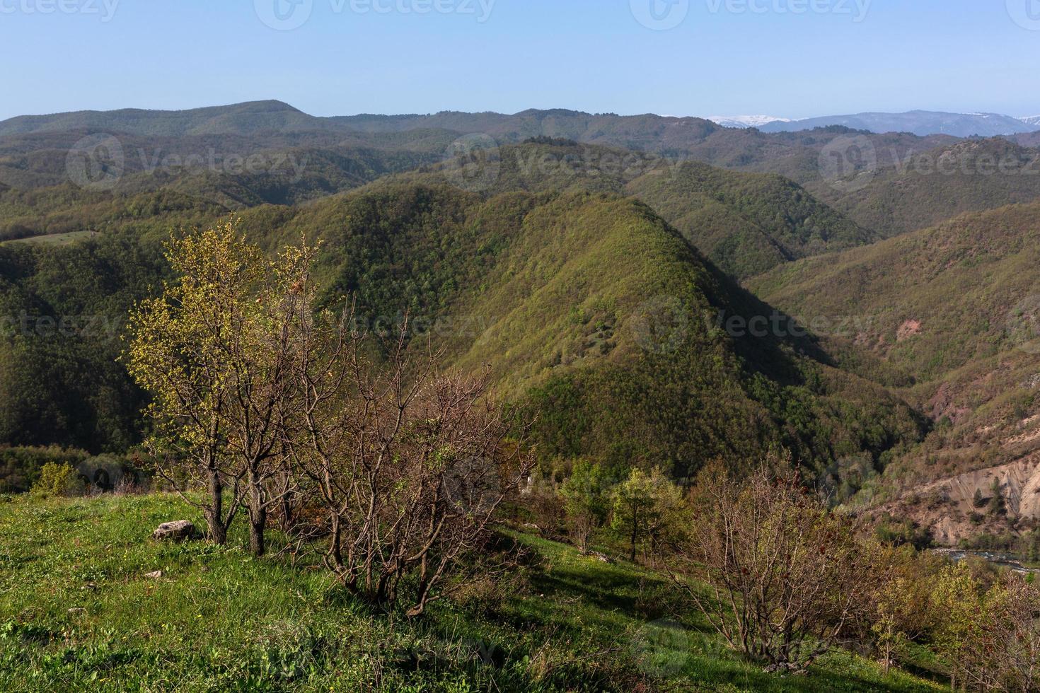 primavera paesaggi a partire dal il montagne di Grecia foto