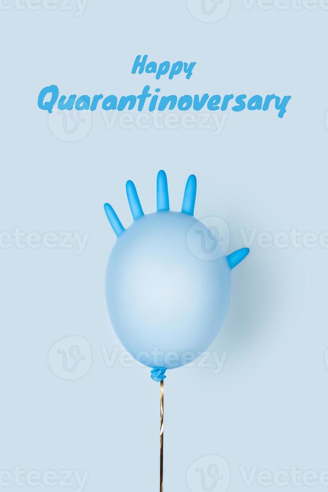 anniversario celebrazioni durante il quarantena periodo. foto