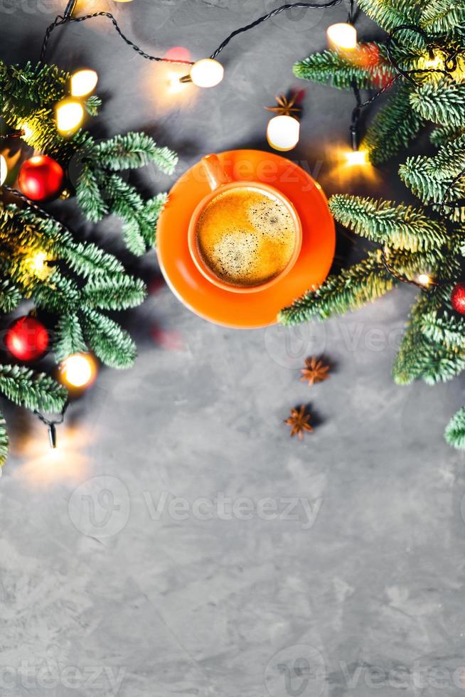 caffè composizione. Natale immagine. foto