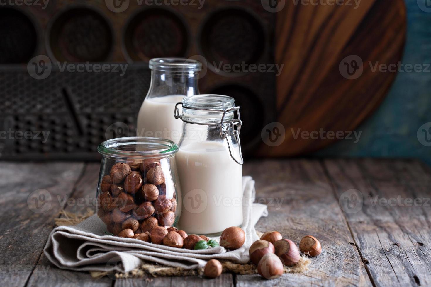 nocciola Noce vegano latte foto