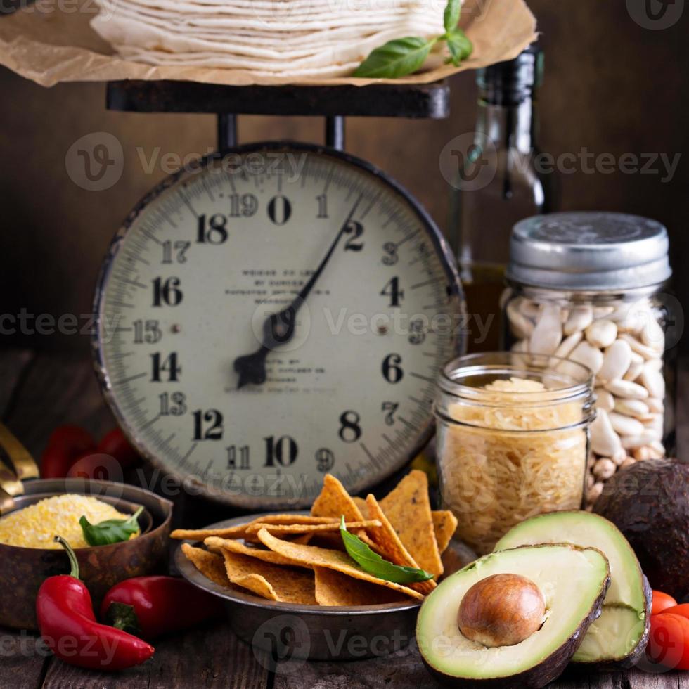 ingredienti per messicano cucina foto