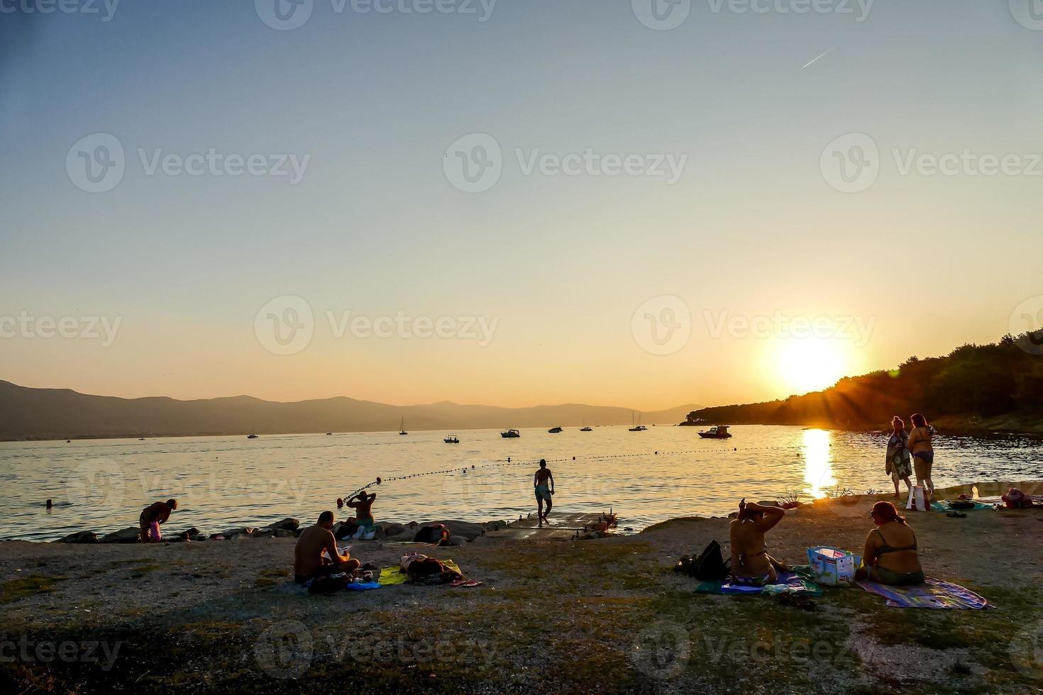 il Adriatico mare nel Croazia foto