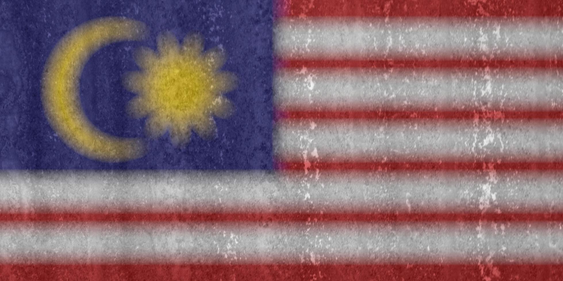 Malaysia bandiera struttura come un' sfondo foto