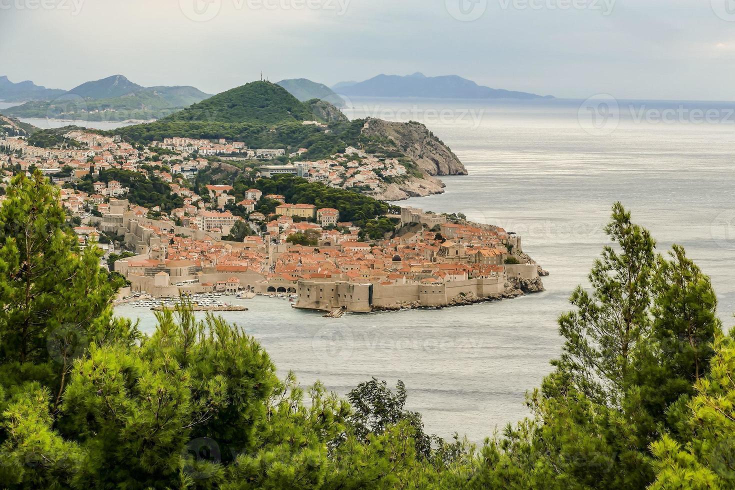 Visualizza di dubrovnik, Croazia foto