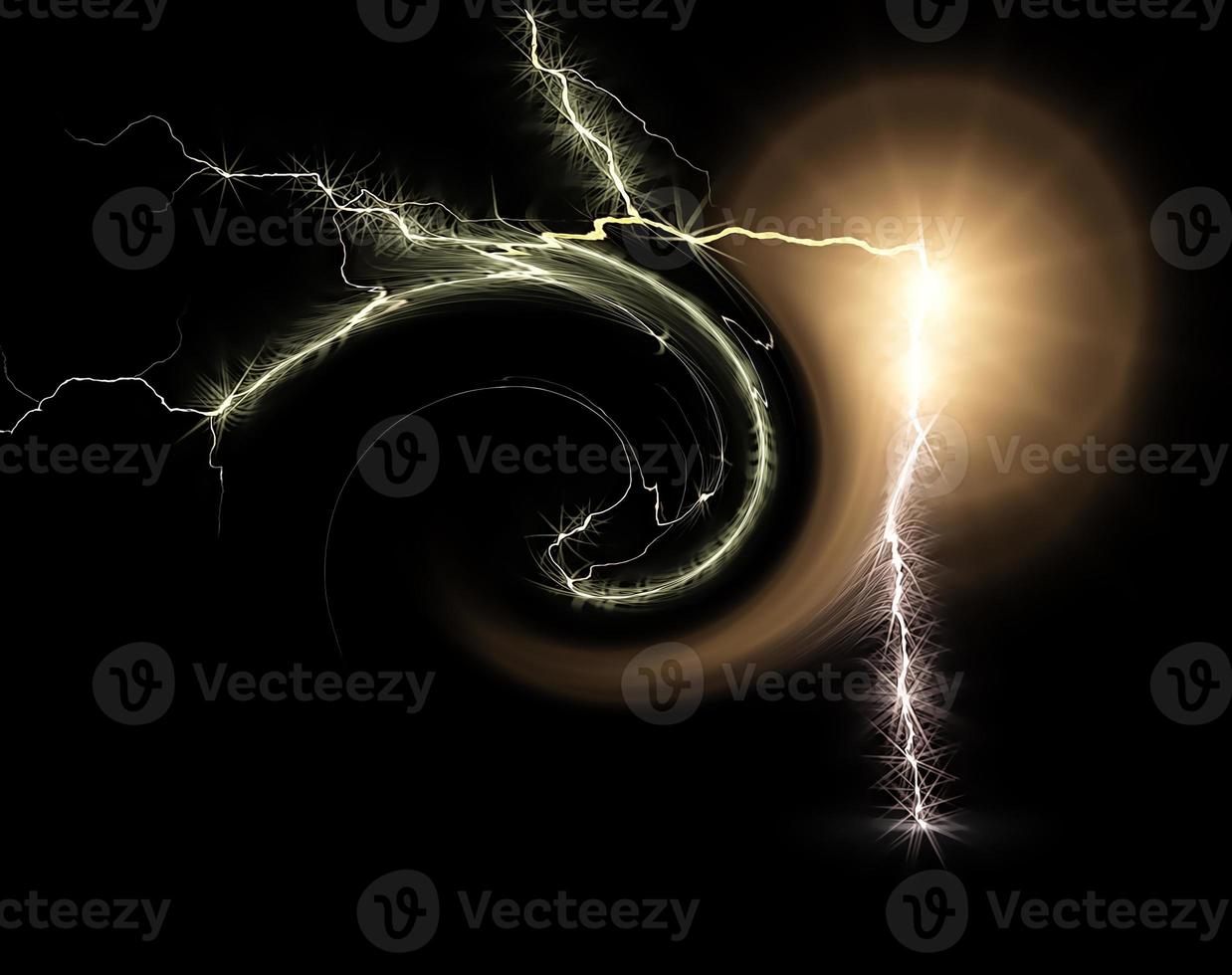 digitale interpretazione energico luci sfondo foto