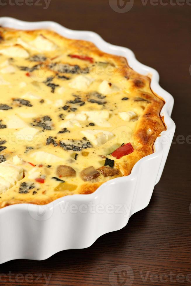 quiche lorraine avvicinamento foto