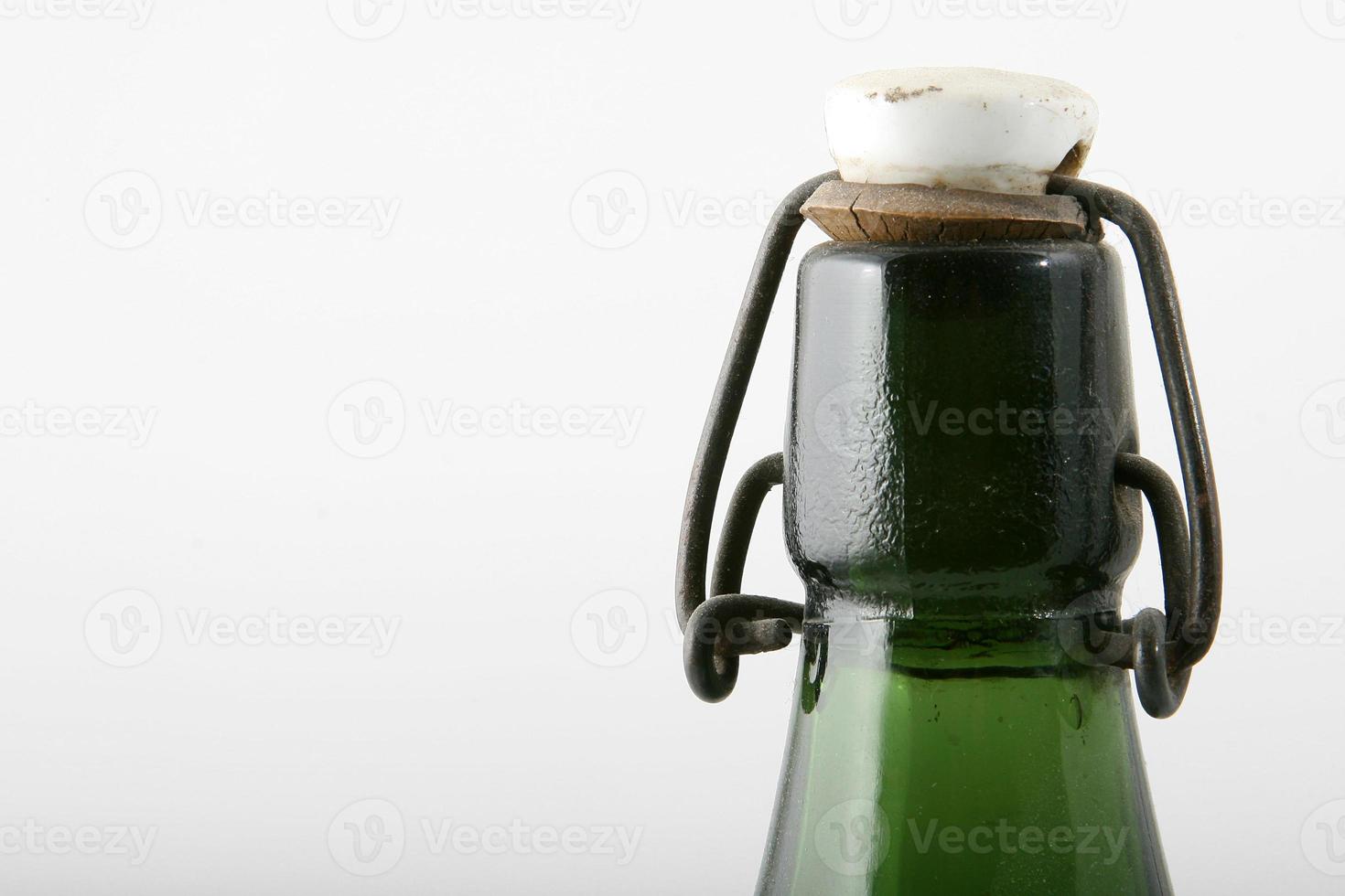 verde superiore di bottiglia foto