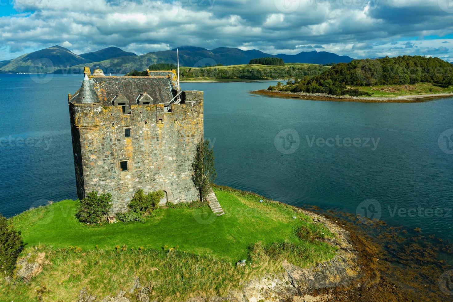 castello molestatore, Scozia, UK foto