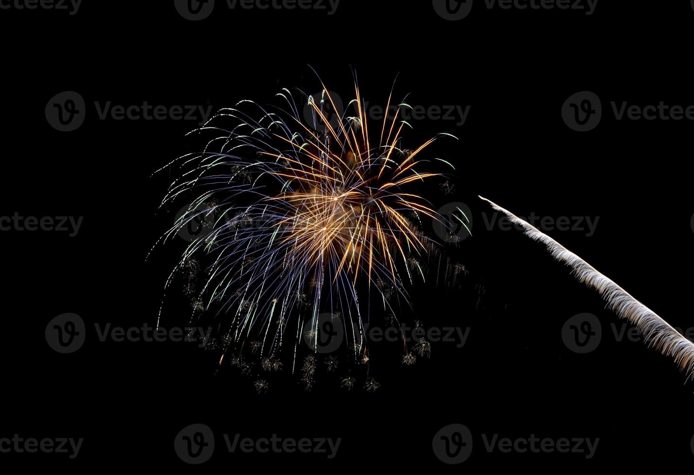 fuochi d'artificio di coney island beach foto