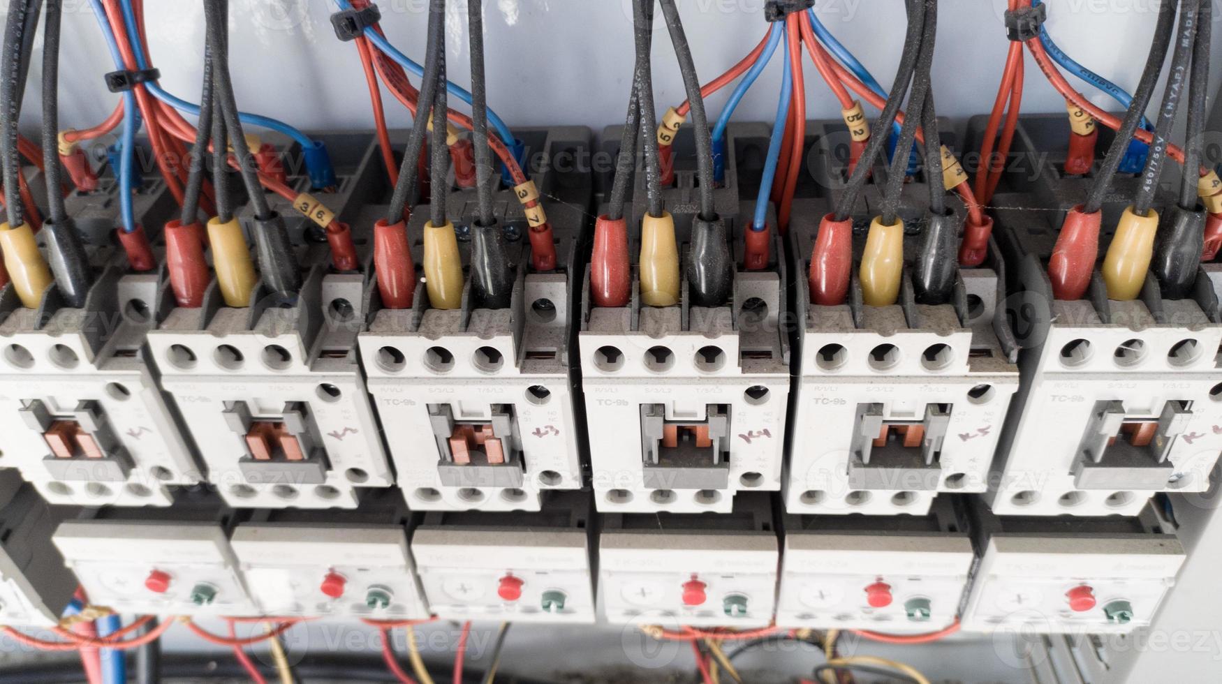 componente elettrico di energia pianta nel industria. foto