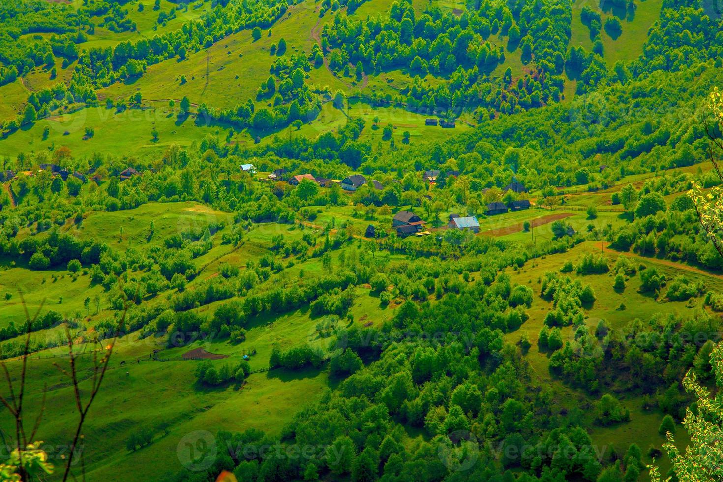 villaggio su il colline foto