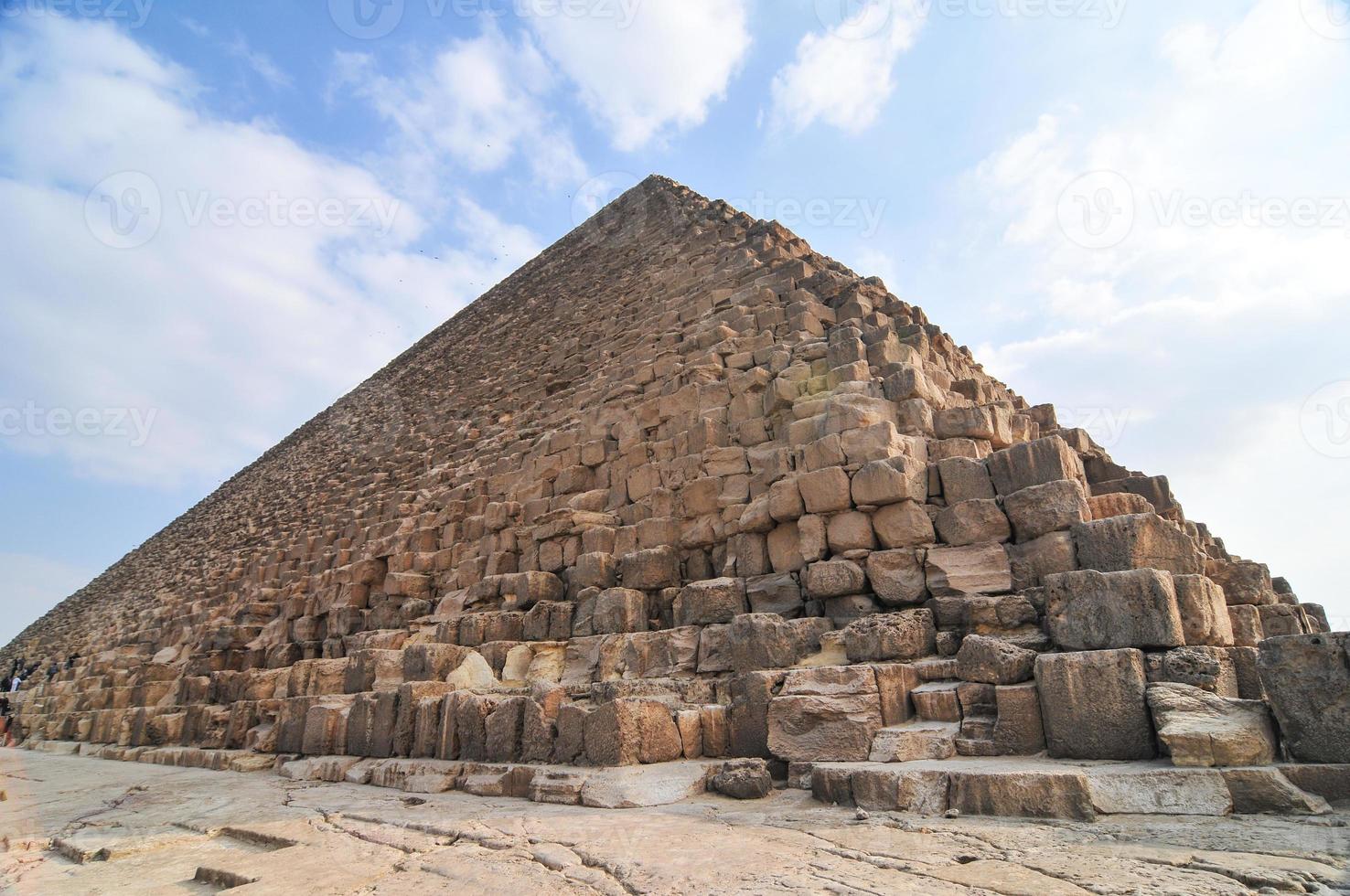 piramidi egiziane dell'altopiano di giza, cairo foto