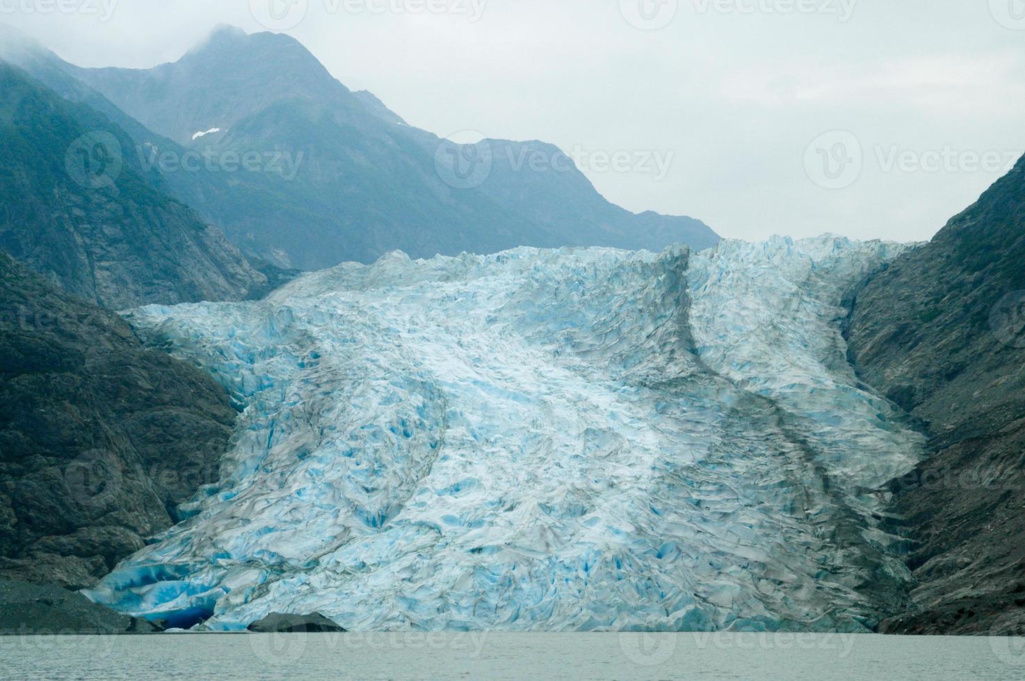 davidson ghiacciaio vicino ghiacciaio punto nel sud-est alaska foto