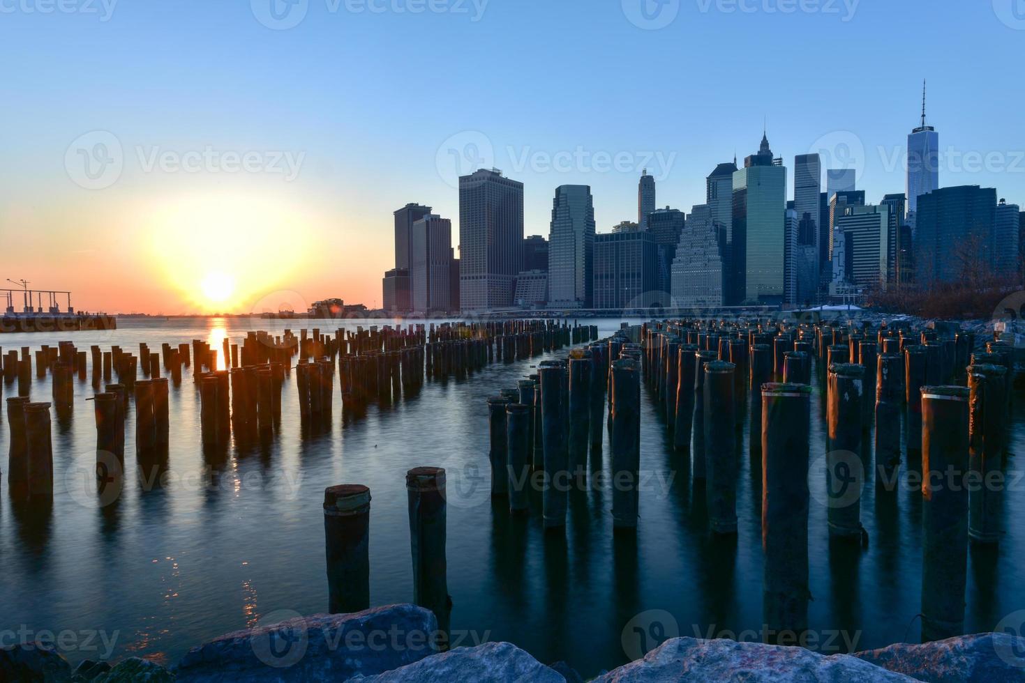 skyline di new york foto