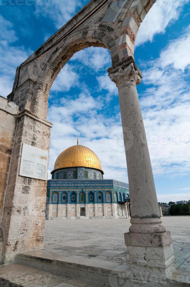 il cupola di il roccia, Gerusalemme, Israele foto