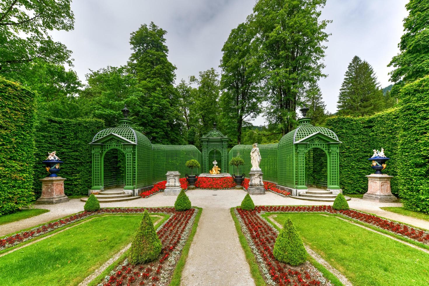 ettale, Germania - luglio 5, 2021 - linderhof palazzo nel Baviera, Germania, uno di il castelli di ex re ludwig ii. foto