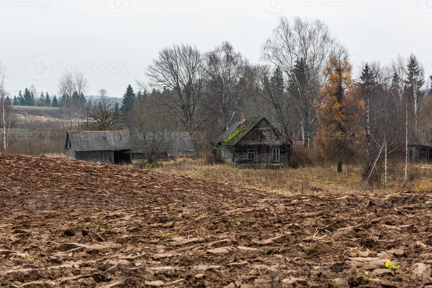 autunno paesaggi nel Lettonia foto