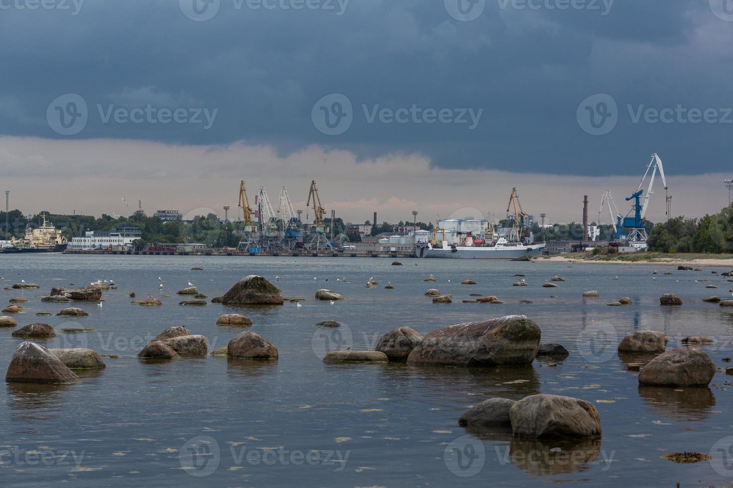 paesaggi di Tallinn nel il sera ore foto