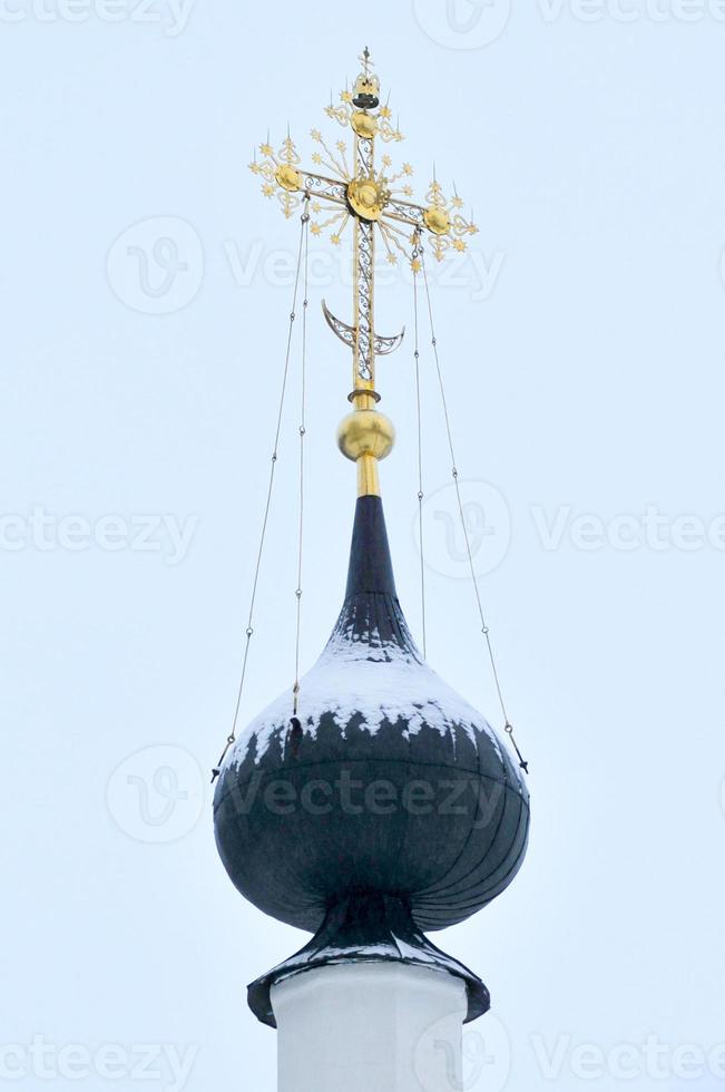 santo antipio e santo Lazzaro chiese lungo il d'oro squillare nel suzdal, Russia nel il inverno. foto