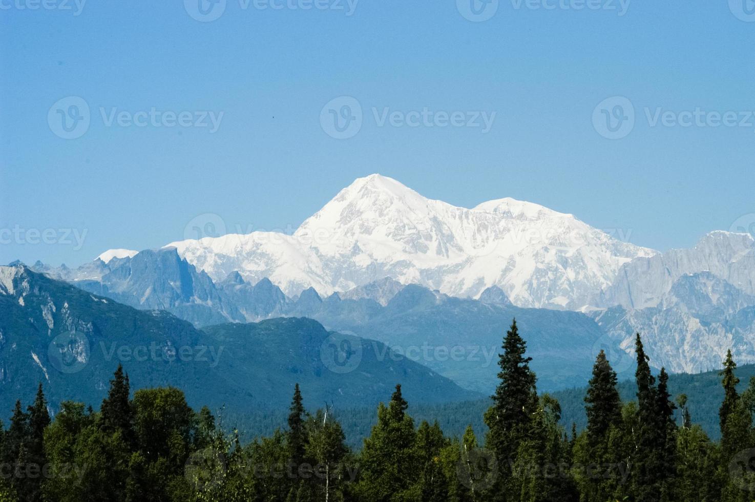 panoramico Visualizza di montagne circostante talketna, alaska foto