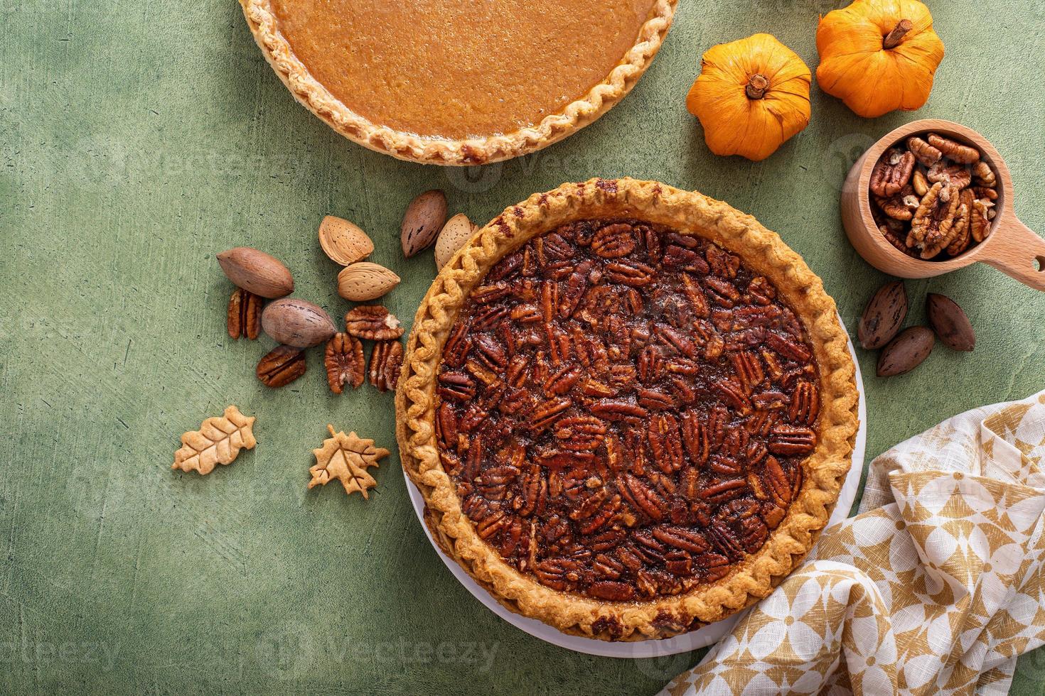 tradizionale pecan torta totale torta alto Visualizza foto