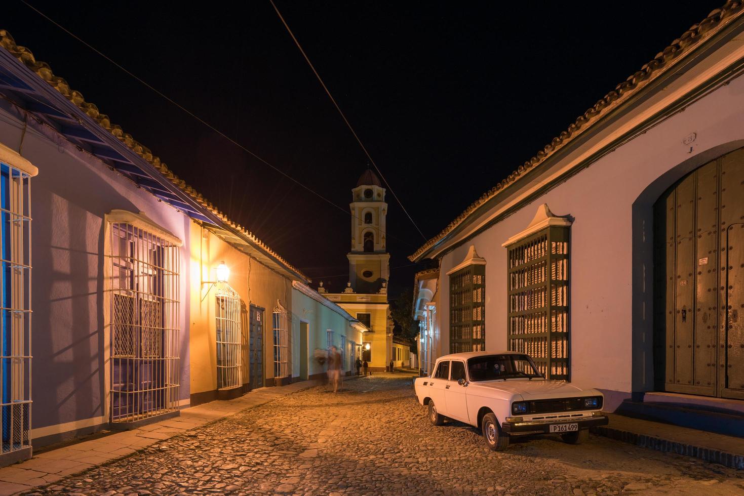 Trinità, Cuba - jan 12, 2017 - lada e campana Torre di il convento di san Francisco de come è nel Trinità, Cuba. foto