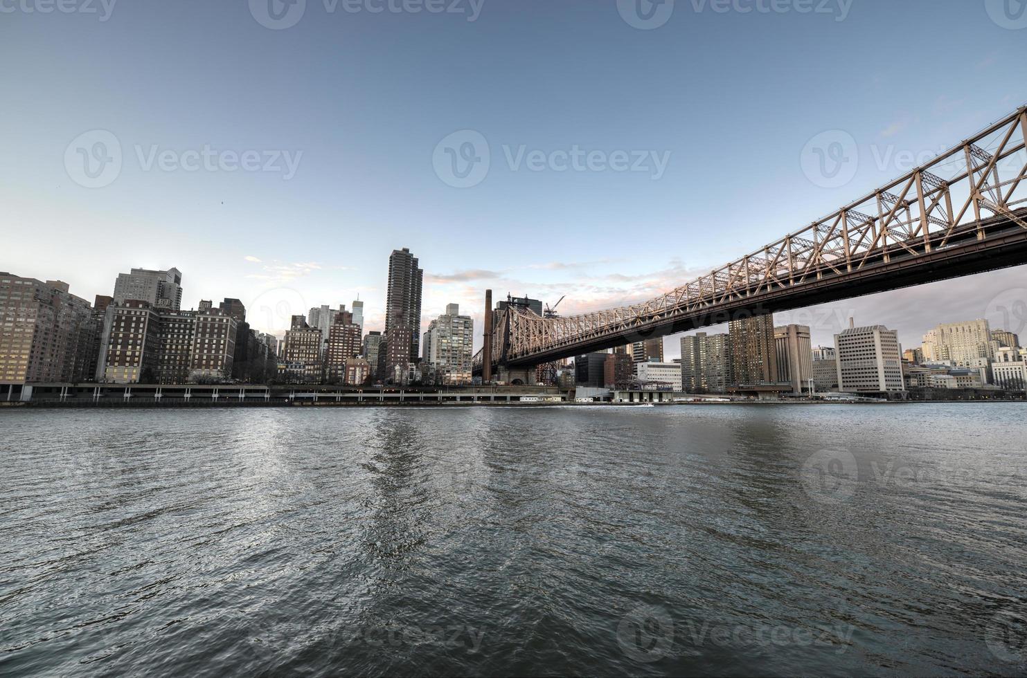 roosevelt isola e queensboro ponte, Manhattan, nuovo York foto