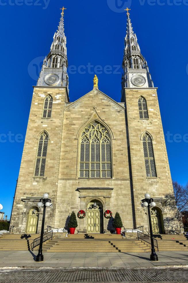 Notre Dame Cattedrale romano cattolico basilica nel ottava, Canada. foto