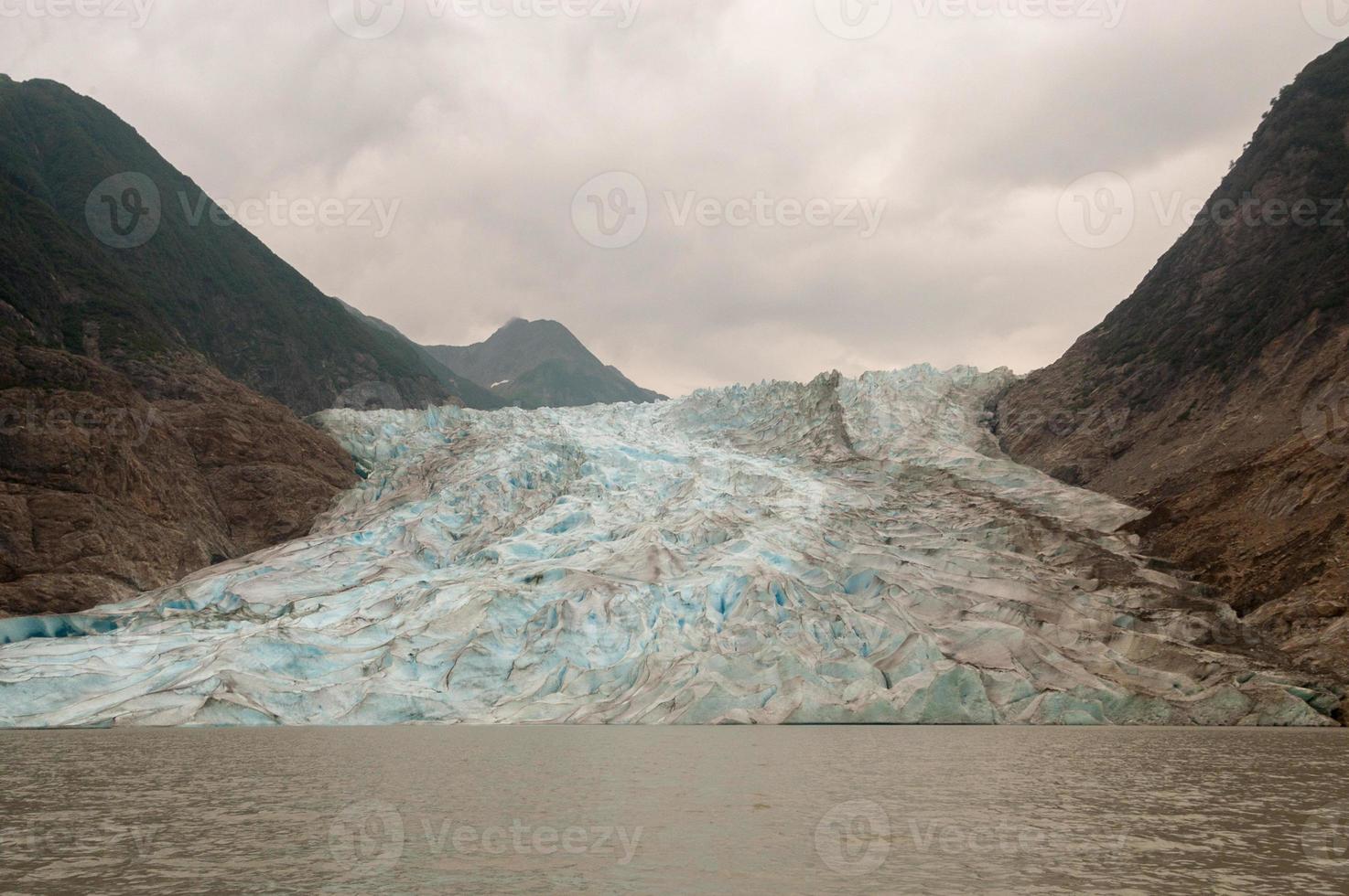 davidson ghiacciaio vicino ghiacciaio punto nel sud-est alaska foto