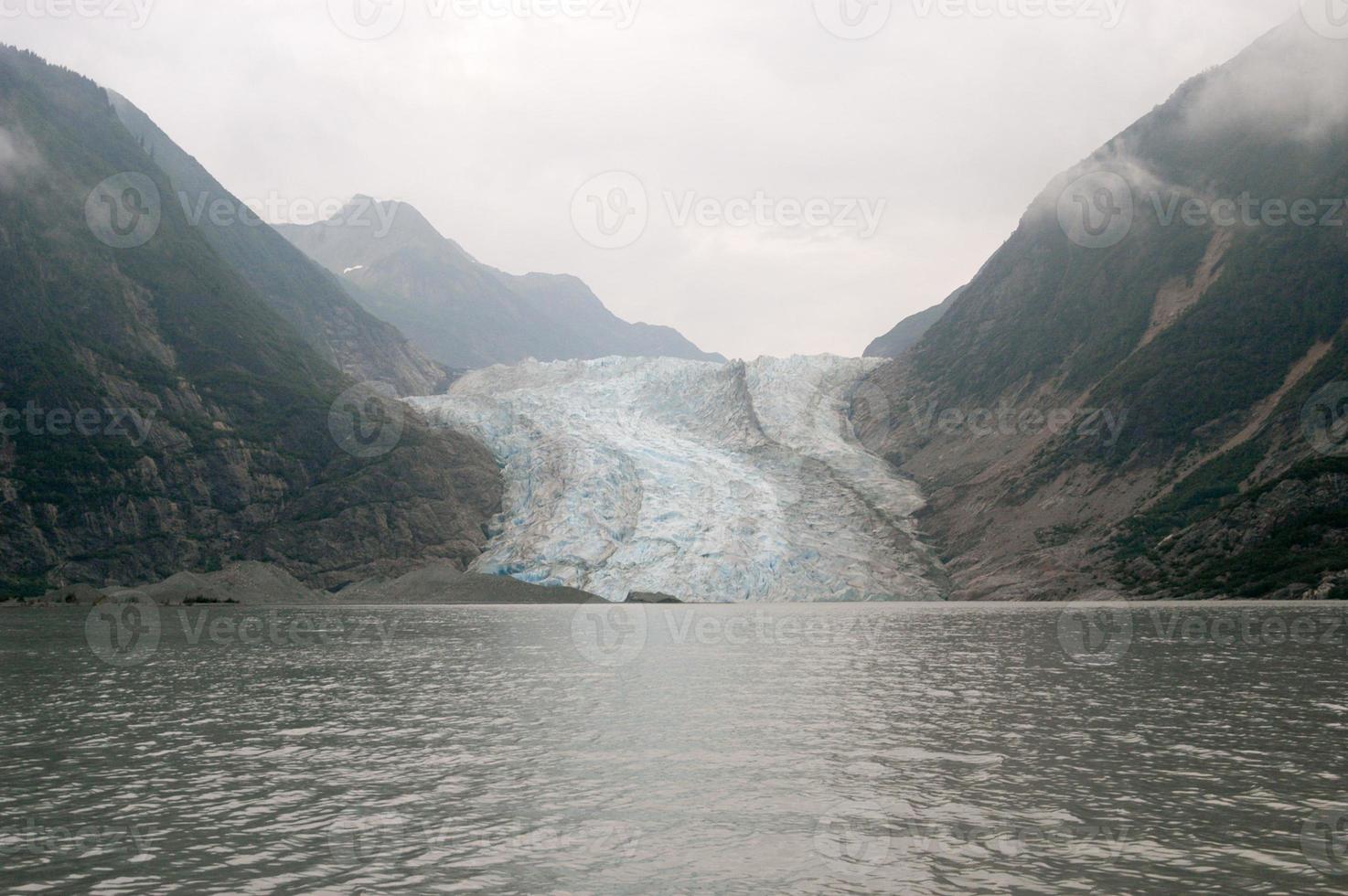 davidson ghiacciaio vicino ghiacciaio punto nel sud-est alaska foto