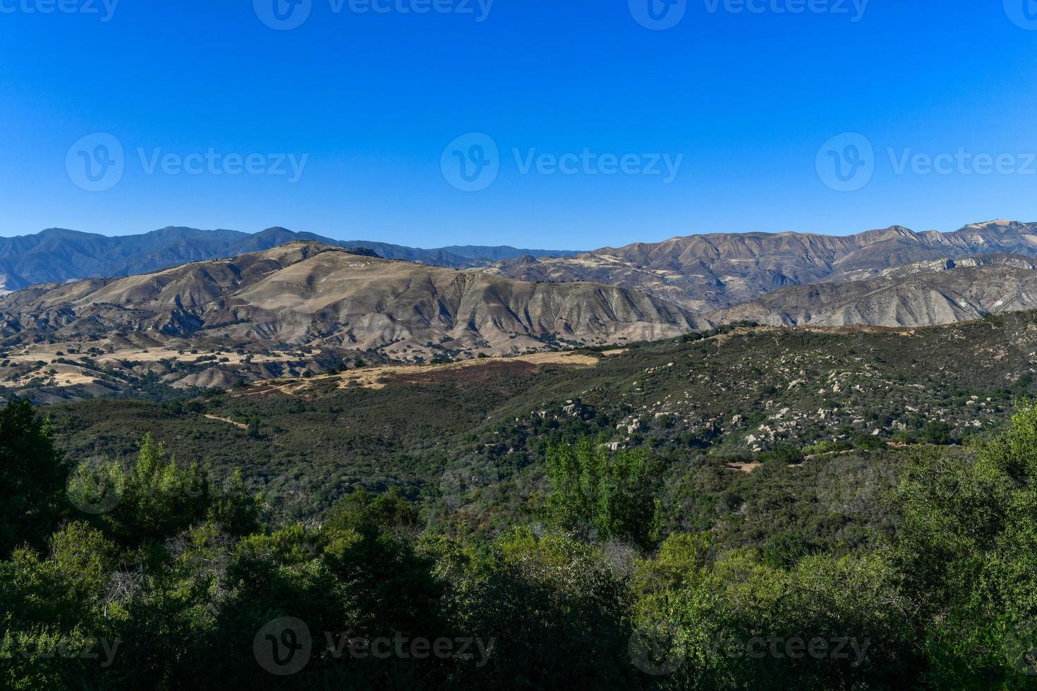 vista punto al di sopra di Santa ynez valle nel Santa Barbara, California, Stati Uniti d'America foto