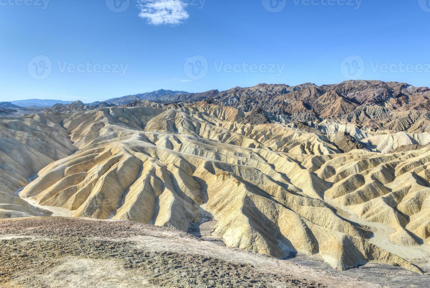 zabriskie punto nel Morte valle nazionale parco, California foto