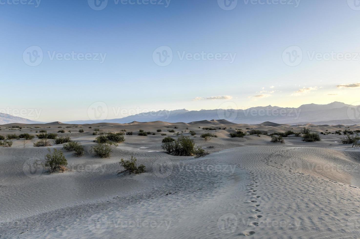 mesquite piatto sabbia dune, Morte valle foto