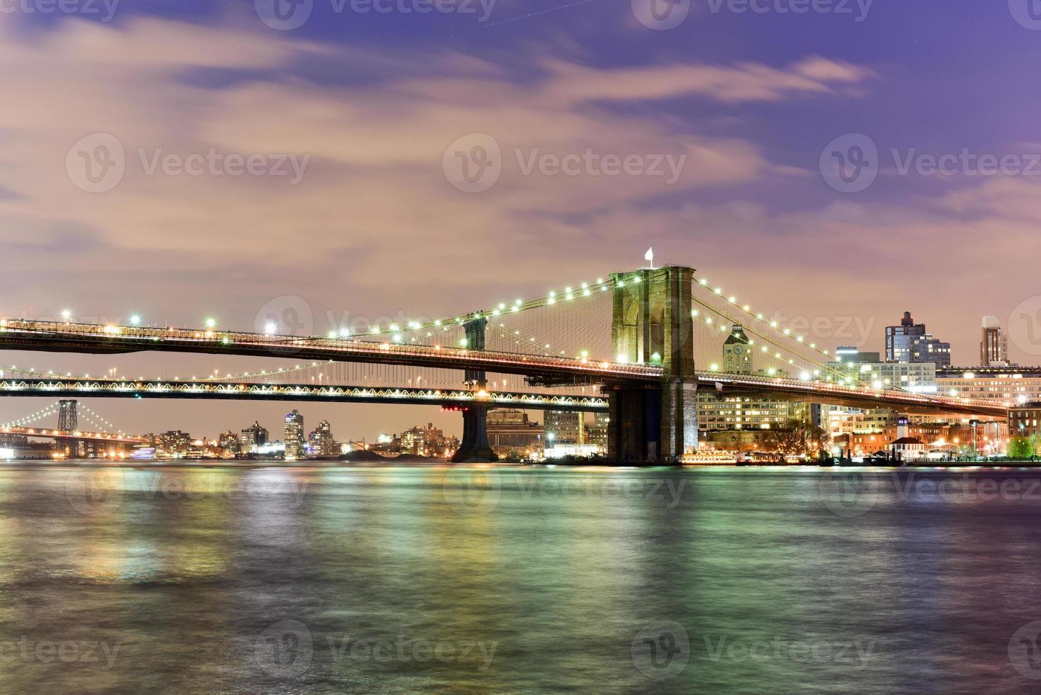 brooklyn ponte e est fiume foto