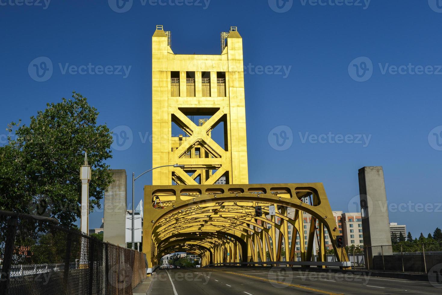 Tower Bridge, Sacramento, California foto