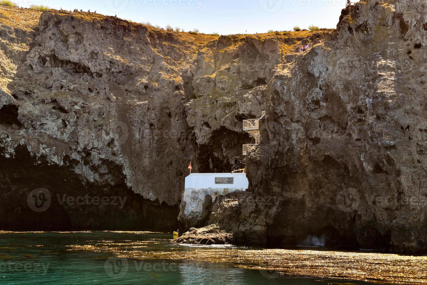 cartello a il Ingresso per anacapa isola nel canale isole nazionale parco, California. foto