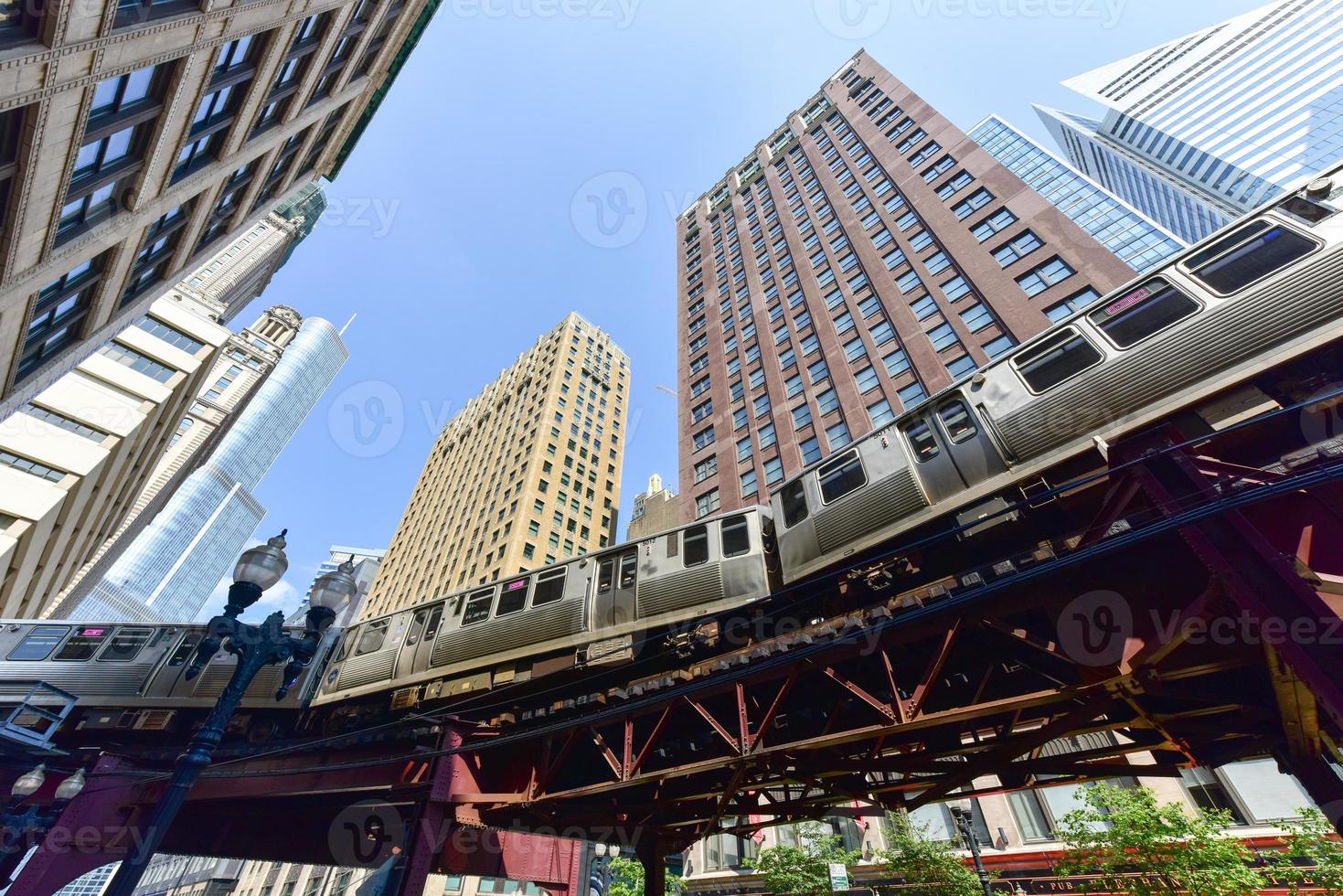 Chicago cta metropolitana ciclo continuo foto