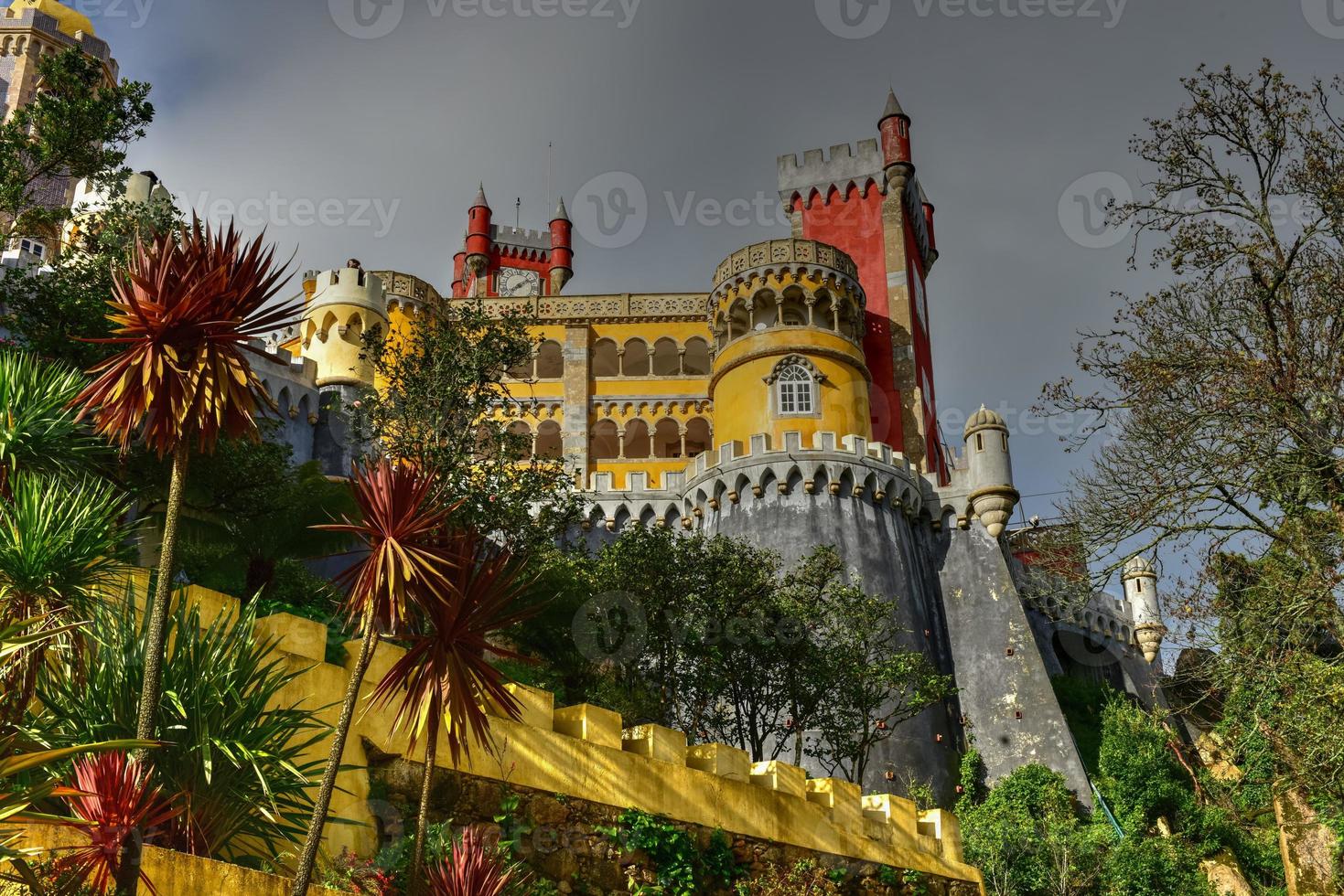 palacio da Pena nel sintra, lisbona, Portogallo, Europa. esso è un' romantico castello nel sao pedro de penaferrim, nel il comune di sintra, Portogallo. foto