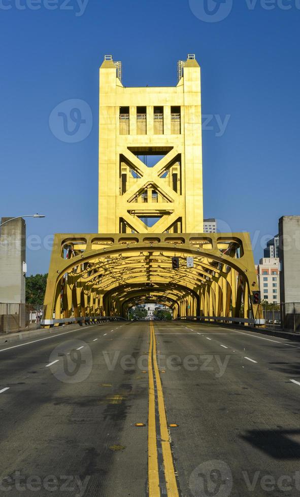 Tower Bridge, Sacramento, California foto