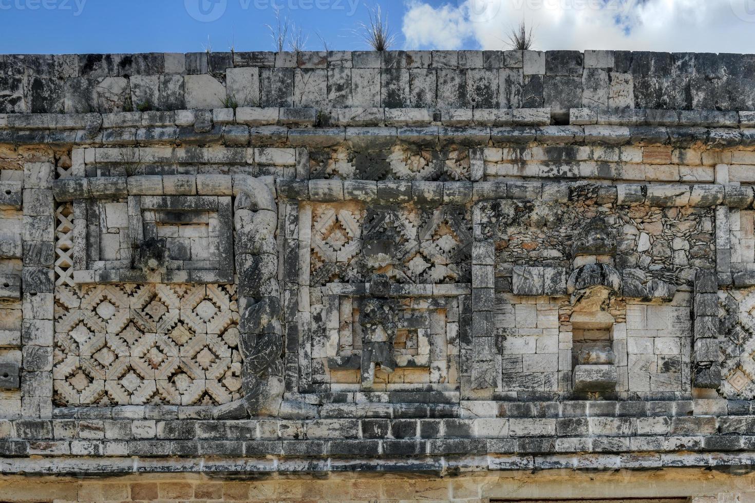 quadrilatero di il monache nel il yucatan nel uxmal, Messico. foto