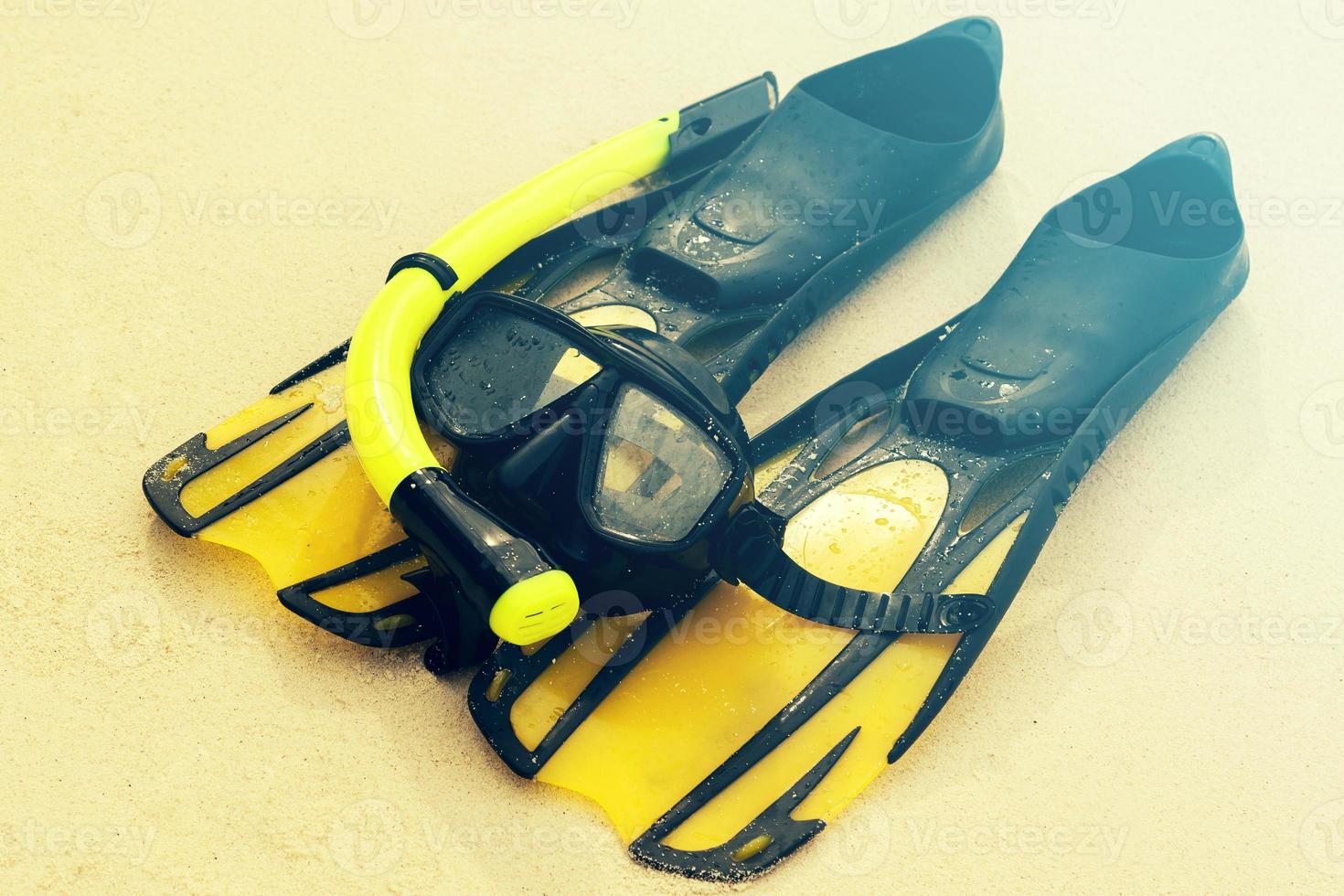 attrezzatura per lo snorkeling foto