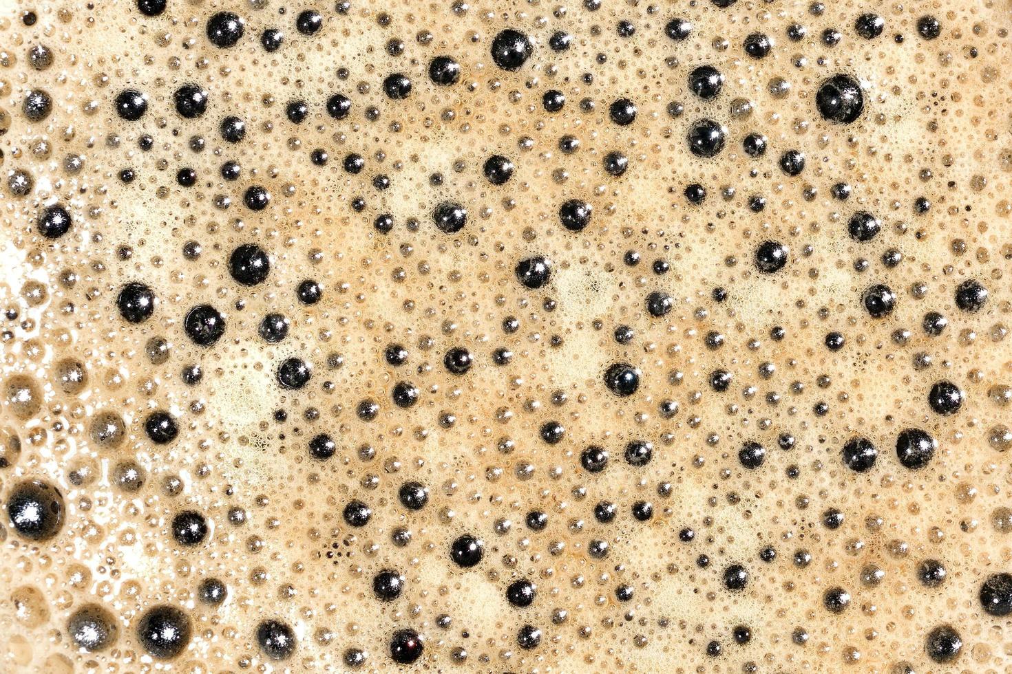 superiore Visualizza di caffè schiuma nel il tazza foto